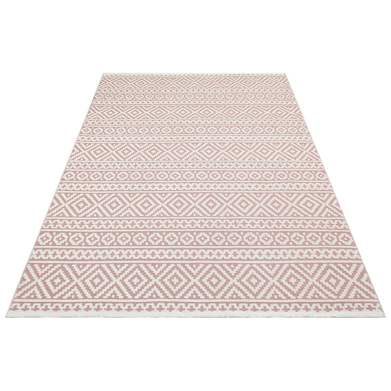 Fallowvee Geometric Indoor / Outdoor Area Rug, Rectangle 160 x 220cm