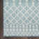Ridlon Geometric Machine Woven Polyester/Polypropylene Indoor/Outdoor Area Rug in Aqua/Blue