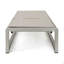 Ensemble de 2 chaises longues d'extérieur avec cadre réglable en aluminium