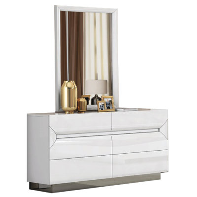 Commode 6 tiroirs avec miroir Ashtonbury