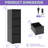 4 Drawer Metal File Cabinet With Lock, Steel Build, Tilt, Full Extension Drawers For Office/Home Organization And Maintenance Keeping-120267654