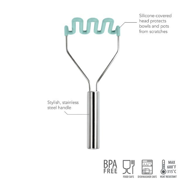 Pilon à purée, Aqua pâle