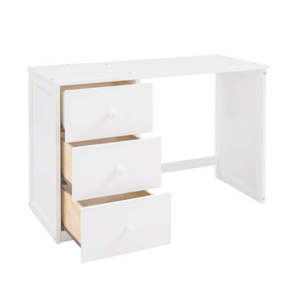 Lit mezzanine avec tiroirs, bureau et garde-robe