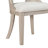 Mong Set of Two Wood Upholstered Seat U-Shaped Cut-out Dining Chairs