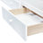 Bed With Headboard, Footboard, Trundle And Three Storage Drawers, Pine Wood Bed With Headboard, Footboard-1402839843