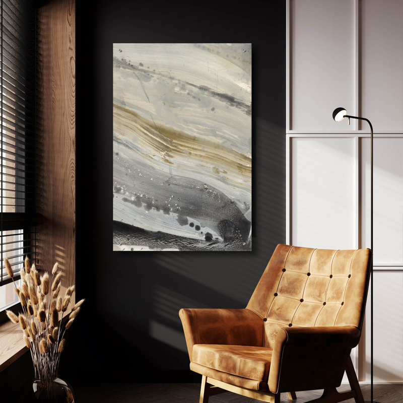 «Riverbank 4» par Albena Hristova, art mural en verre acrylique, H 36 po x l 24 po x P 0,2 po