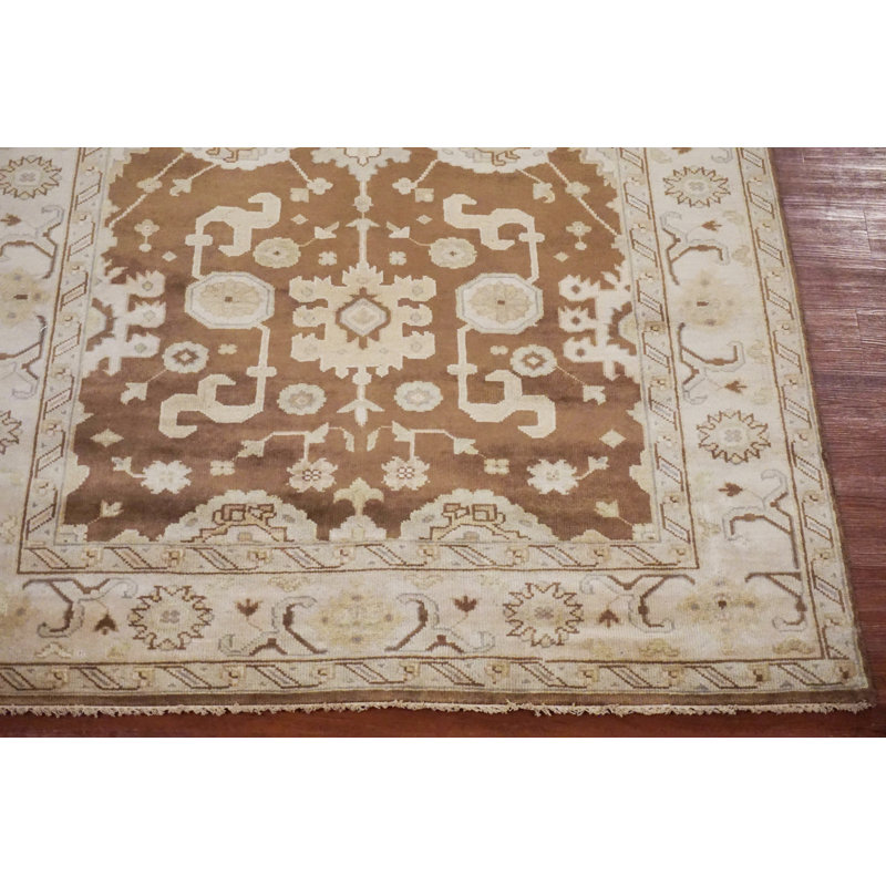 Tapis de couloir 6x17 brun Oushak