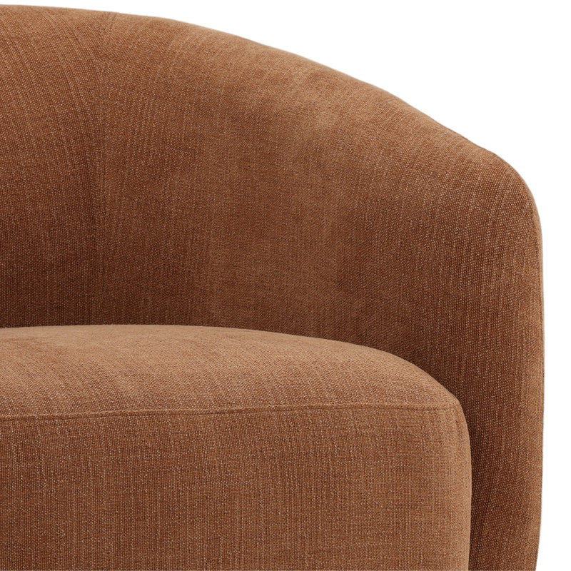 Fawn Swivel Chair Rust
