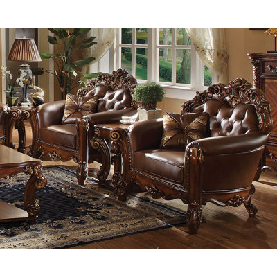 Fauteuil capitonné de 48 po de largeur Haslet