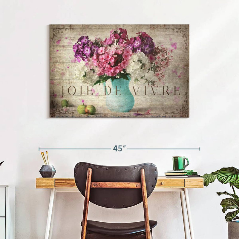 Harnek Wood Style Joie De Vivre, 26" H x 39" W