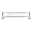 Porte-serviettes en acier inoxydable 2 tubes