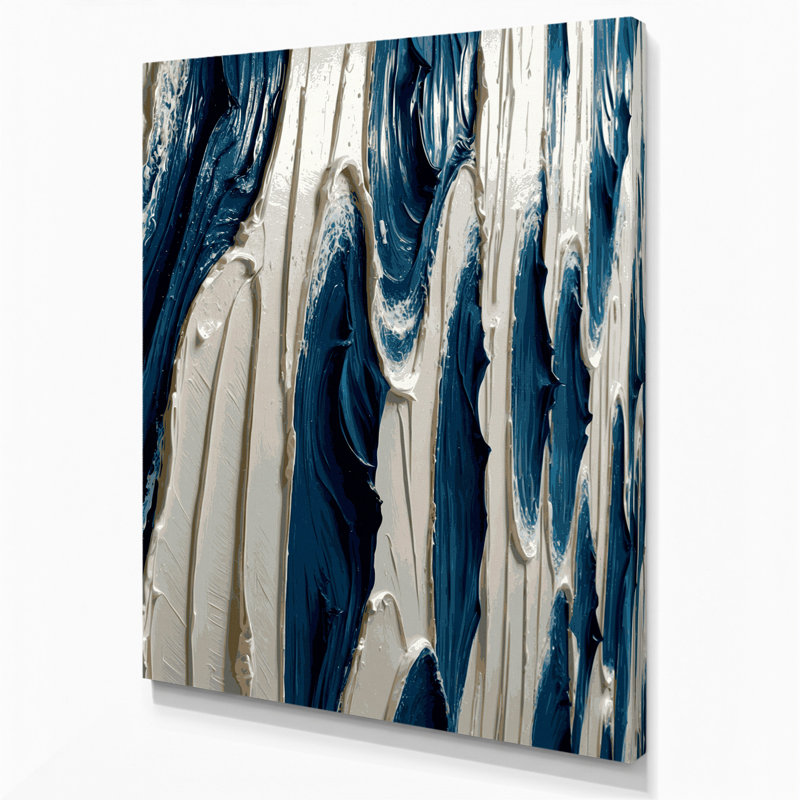 Art mural sur toile DiagonalStripes, H 11 po x l 14 po