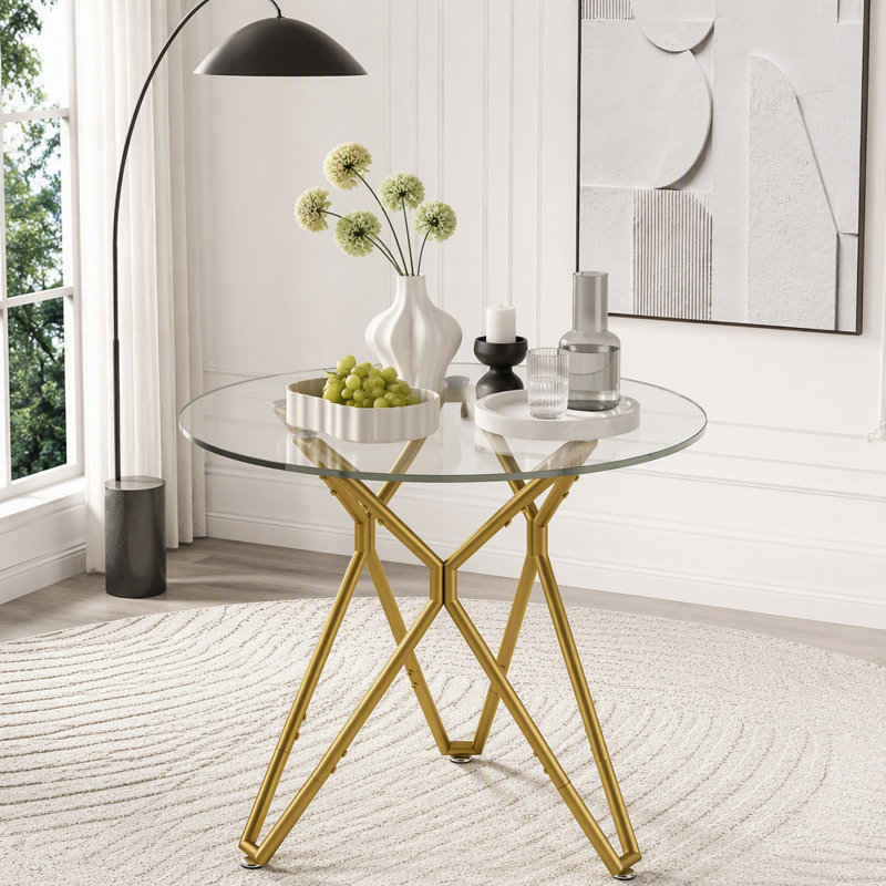 70.9-Inch Rectangular Dining Table for 8 with Adjustable Legs