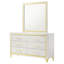 Commode 6 tiroirs avec miroir Malcolm