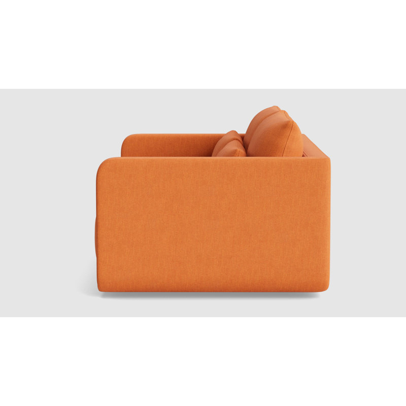 Eva Loveseat (70"), Performance Weave - Carrot