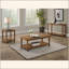 Table basse en bois avec tablette