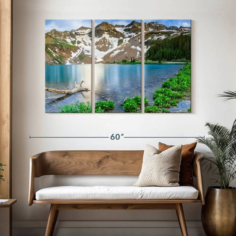Alvord Blue Lakeside Mountains, H 32 po x l 50 po