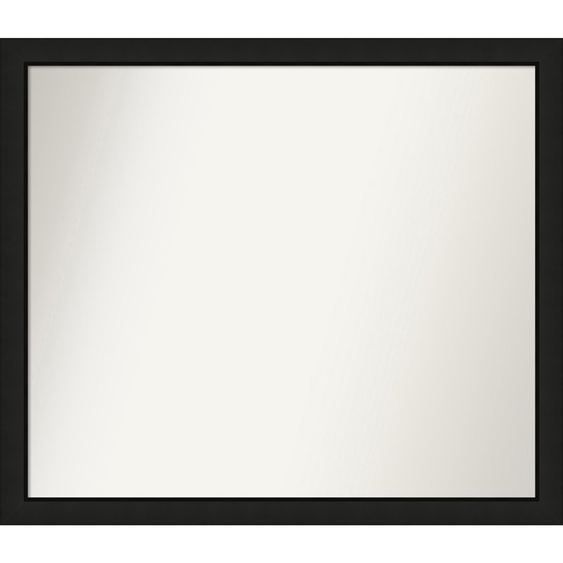 Phil Solid Wood Wall Mirror, Rectangle, 32.25" x 37.25"