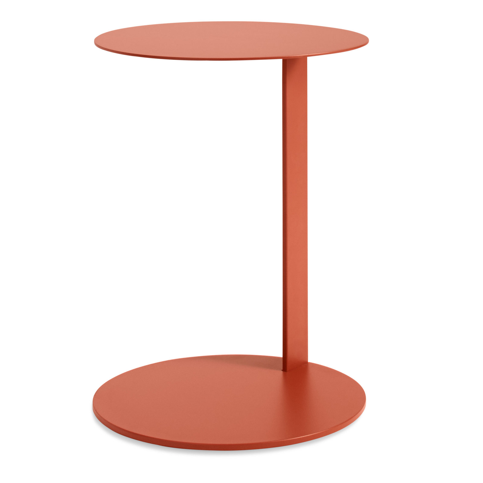 Note End Table, Tomato, 23" H x 20" W x 20" D