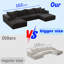 Canapé modulaire surdimensionné Boneless-953579068
