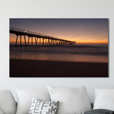 «Sunset Pacific Pier II», reproduction de photo