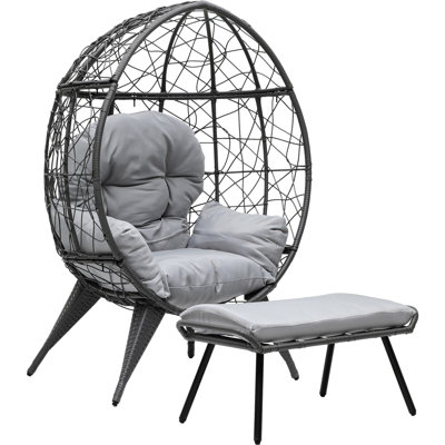 Egg Chair with Ottoman