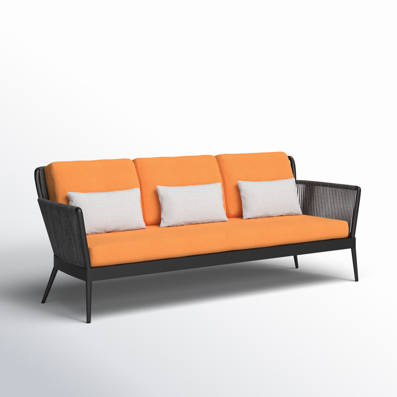 Nette Sofa - Carbon - Ninja, Tangerine