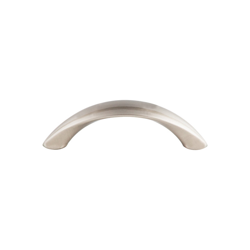 Arc 3" Center to Center Bar pull, Brushed Satin Nickel