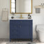 Meuble-lavabo 36 po avec lavabo supérieur, meuble-lavabo moderne avec 2 tiroirs et tiroir escamotable, meuble-lavabo simple-2087745810-2087745821