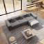 Canapé modulaire surdimensionné en tissu pour le salon Barrett-1009600583-1033060104-1033060107
