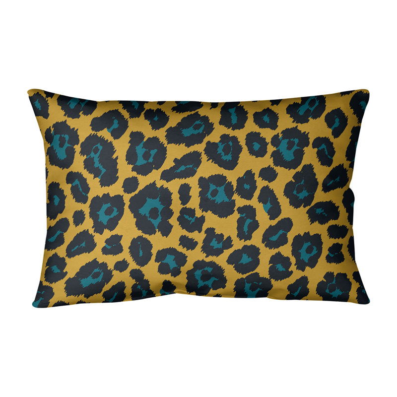 Housse de coussin de football rectangulaire Jacksonville, Polyester filé, Doré