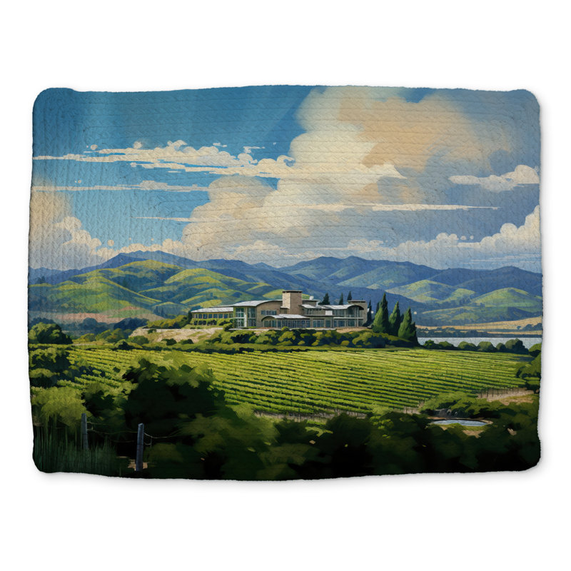 Peaceful Day Trees Braided Polyester Placemat - Home Decor