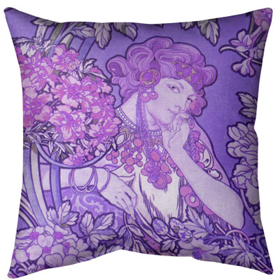 Coussin de sol Alfonsus Mucha