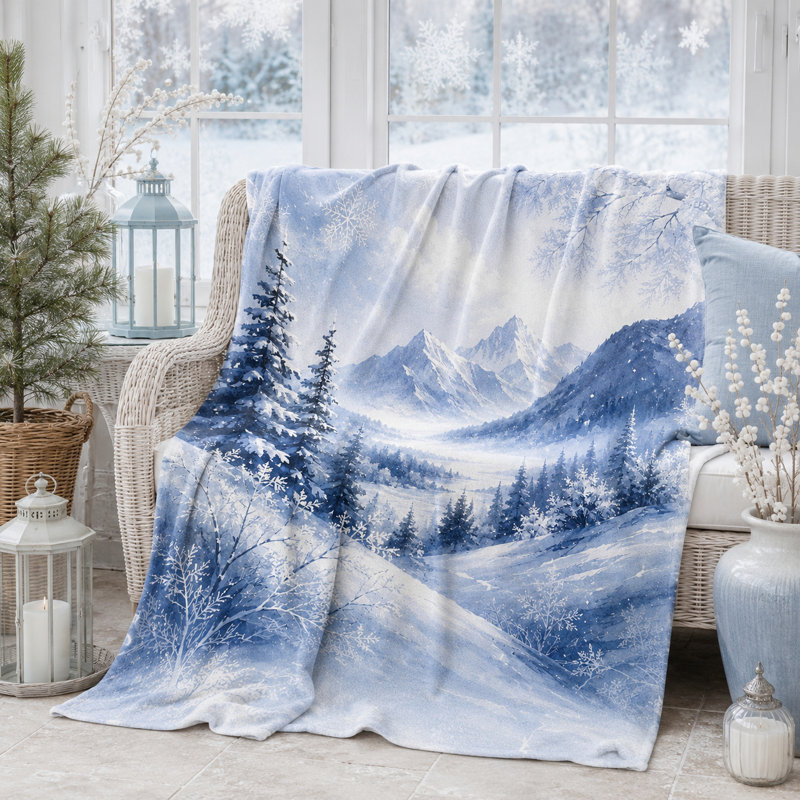 Couverture de Noël en pain d'épice rose avec cannes de bonbon, petits gâteaux, menthe poivrée et flocons de neige, jeté en flanelle pour canapé, lit et soirées des Fêtes, 40 po x 50 po
