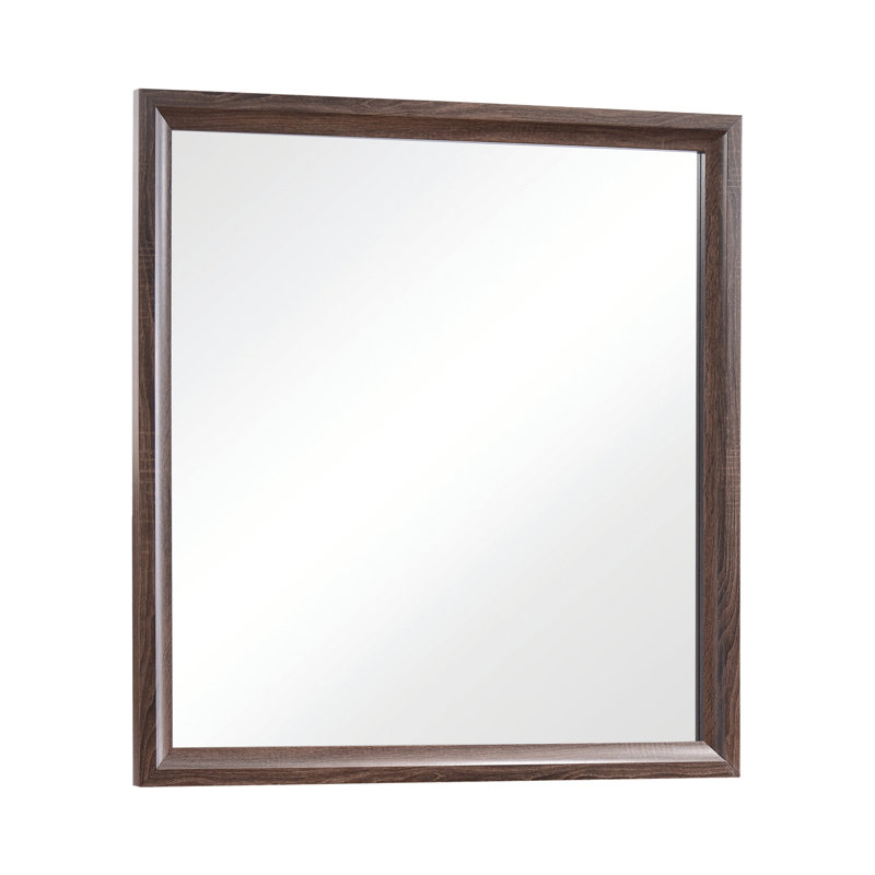 Ensemble de chambre à coucher 3 pièces avec commode et miroir Georgietta, Double