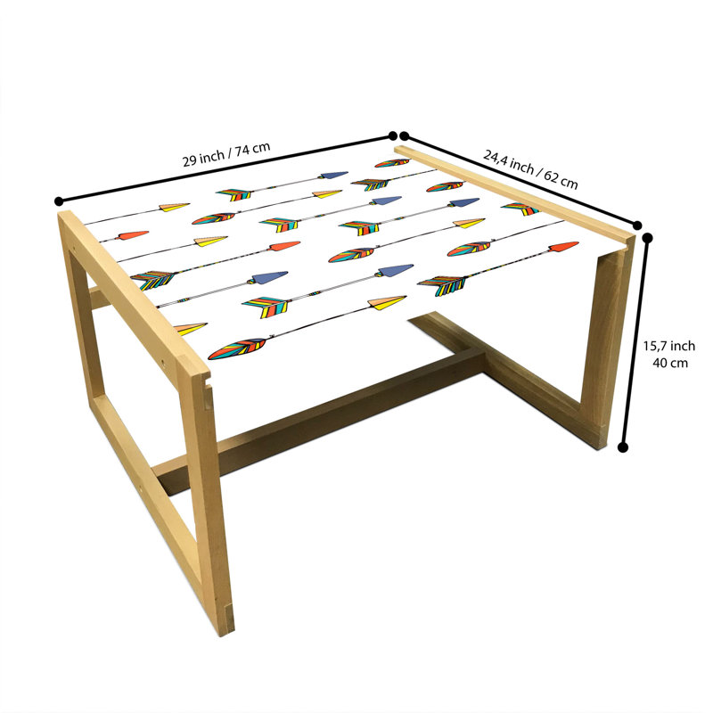 Jackelien Sled Coffee Table, 62cm H x 74cm W x 40cm D