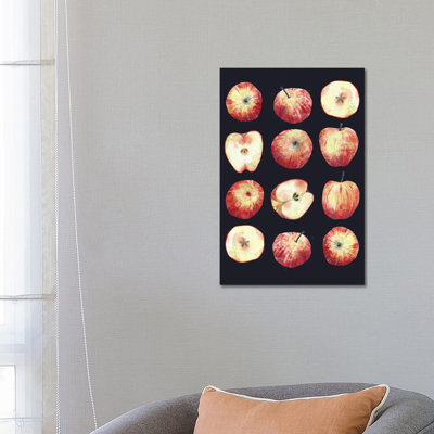 Apples In The Dark By Nic Squirrell - Wrapped Canvas Graphic Art by Nic Squirrell - Wrapped Canvas Print