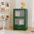 Durable Metal Display Storage Cabinet with Flip-up Acrylic Doors and 1 Drawer, Ideal for Organized Living Spaces-197549068-197549059