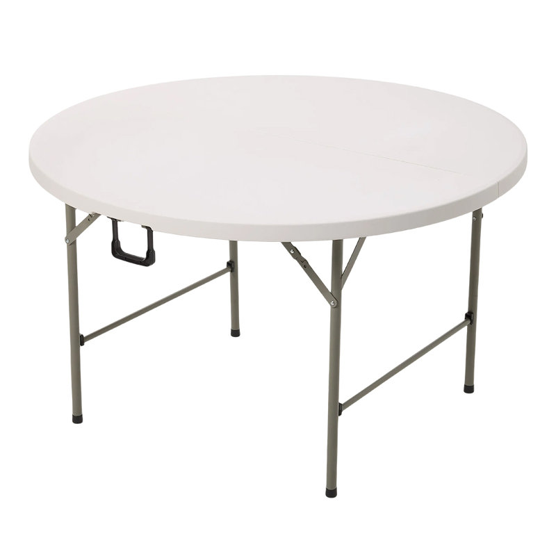 Round 6 - Person 120Cm L Outdoor Table, White