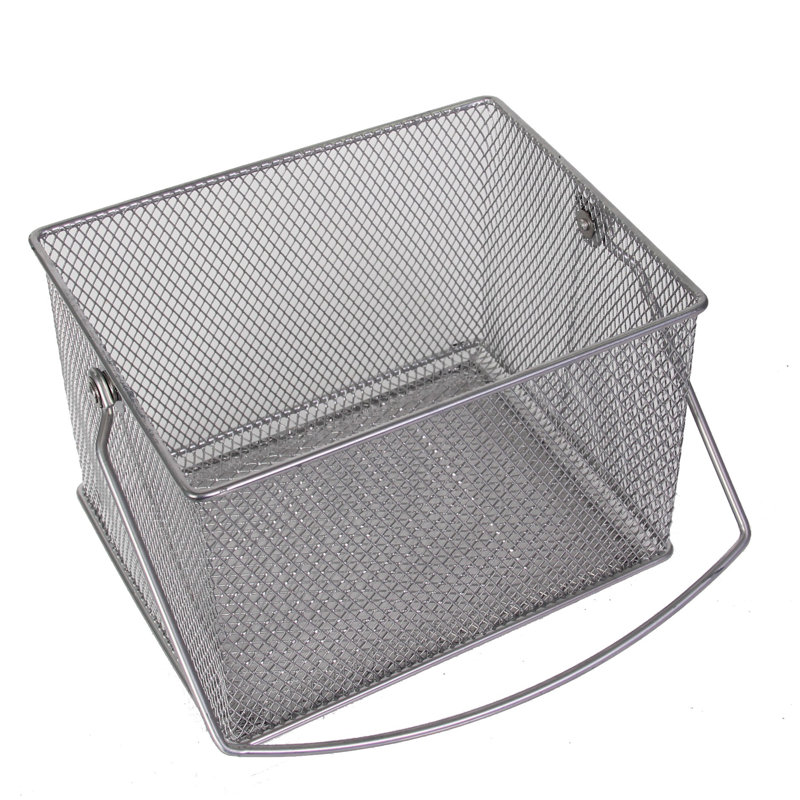 Rectangle Mesh Condiment Utensil Carrier Caddy and Napkin Holder