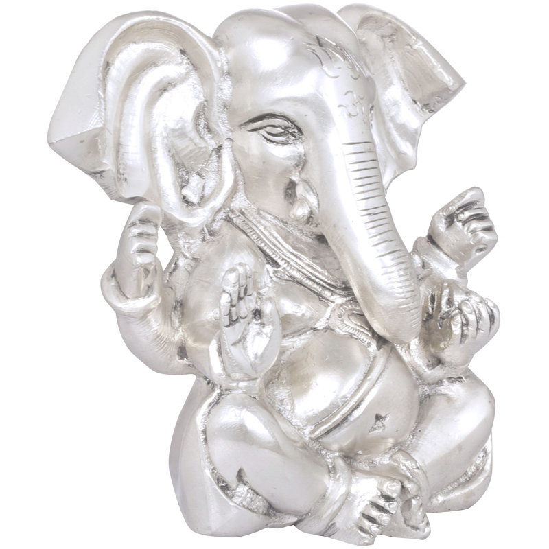 Figurine assise Ganesha avec grandes oreilles