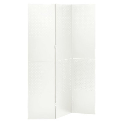 VidaXL Room Divider Freestanding Privacy Screen for Room Separation Steel by vidaXL