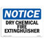 Dry Chemical Fire Extinguisher Sign