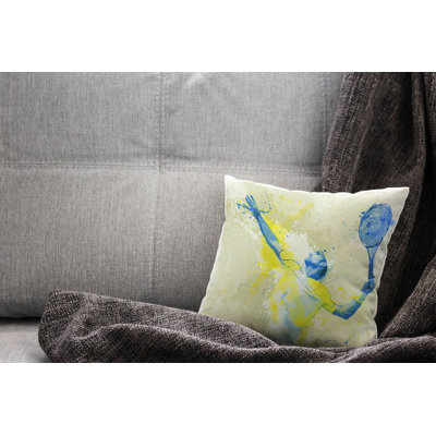 Tennis Square Throw Cushion