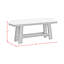 Banc de comptoir en tissu gris anthracite Sherine