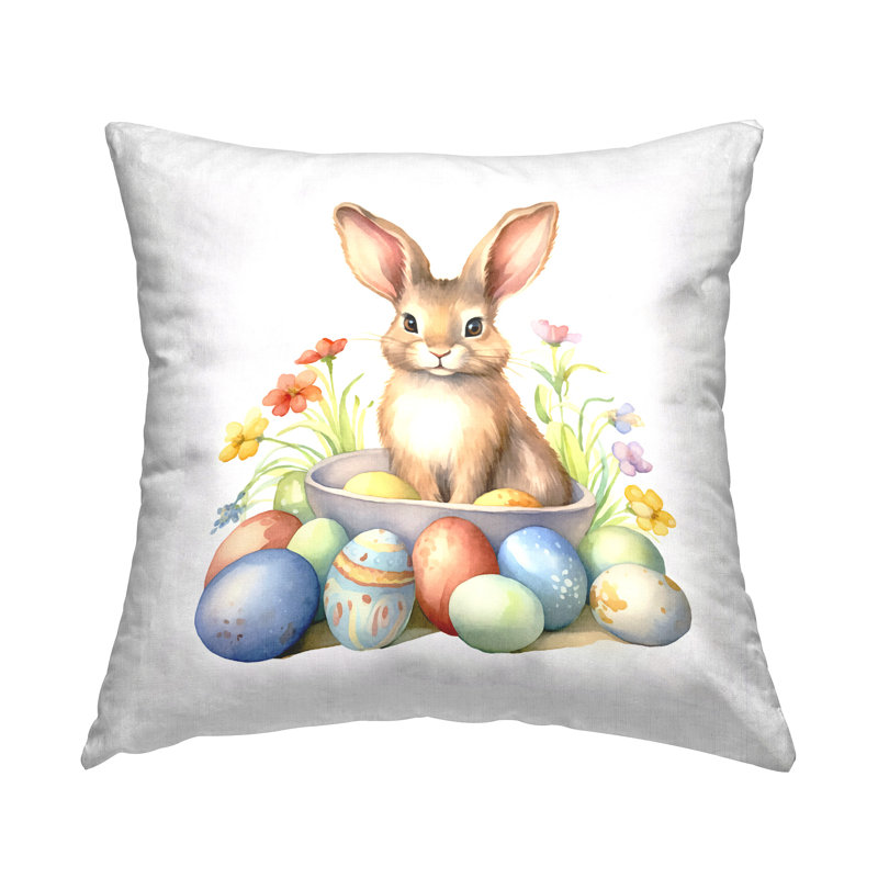 Coussin Pâques imprimé par Andrea Haase