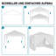 3m x 3m gazebo in with UV protection 50+, garden gazebo with removable sides, party tent with windows for e.g. terrace and festival-1496447012