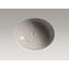 Whist Oval Glass Undermount Bathroom Sink-74516481
