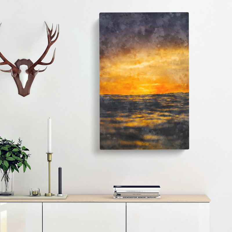 Ocean Of Clouds Abstract - Wrapped Canvas Print, 50cm H x 35cm W x 3cm D