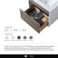 Ensemble de meuble-lavabo mural simple 20 po Kynlyn-1474687536